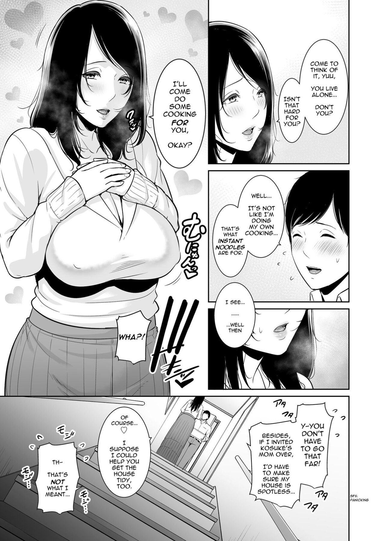 Hentai Manga Comic-My Friend's Mature Mother-Read-8